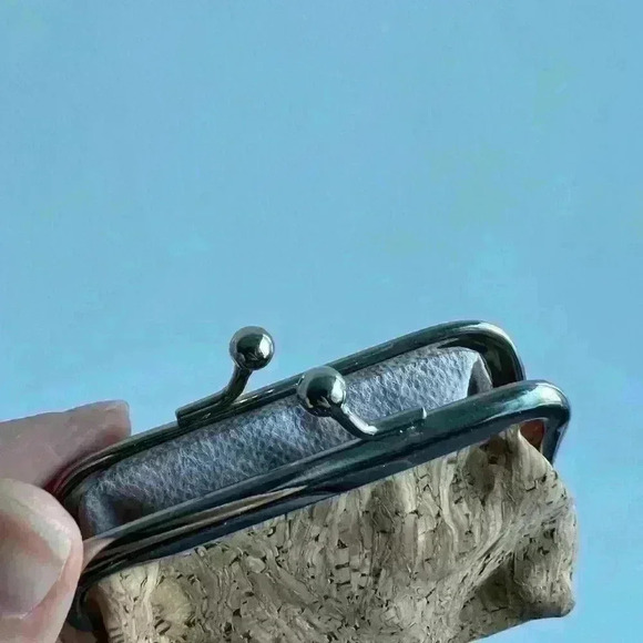 Coin Clip Close Cork Texture Wallet Accessory Holder Travel Wallet Gift - Picture 8 of 9